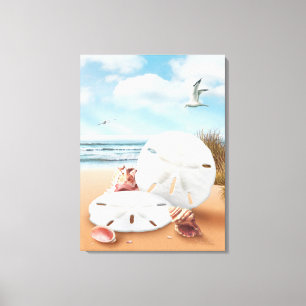 De "impressão das canvas dos dólares areia" de