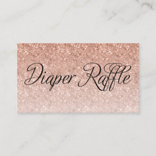 De Informações Bilhete Raffle fralda, Cartão Raffle Dourado