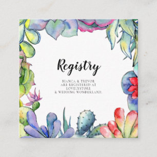 De Informações Cactos e succulents que wedding o cartão do