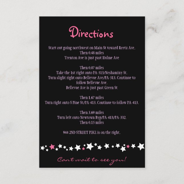 De Informações Cartão Hemsa Beauty Matching Directions (Frente)