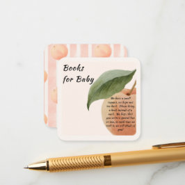 De Informações Cartão incluso para Livros Pequeno Pêssego para Be
