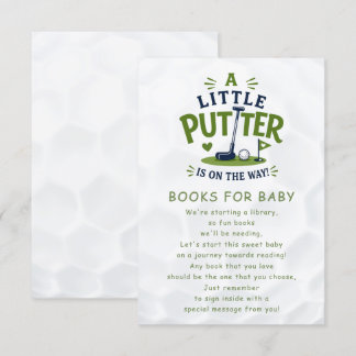 De Informações Cartão Pequenos Putters Livros para Bebê
