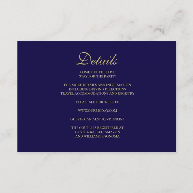 De Informações Detalhes do Cartão Azul Real (Frente)