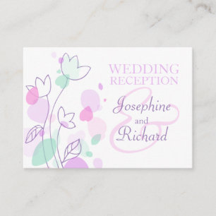 De Informações Flor moderna que wedding o cartão roxo do cerco d