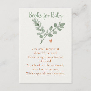 De Informações Livros Botânicos para Bebê Cartão – Eucalipto Mini