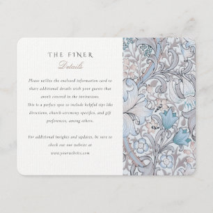 De Informações O Cartão Mais Pormenorizado Lily William Morris