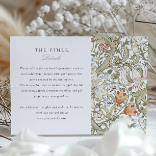 De Informações O Cartão Mais Pormenorizado Lily William Morris