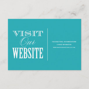 DE INFORMAÇÕES & SE CASAR WEDDING WEBSITE CARTÃO