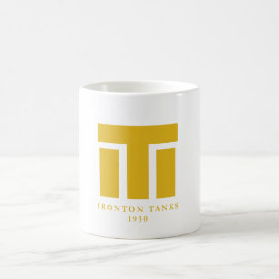 De Ironton dos tanques caneca 1930 de café