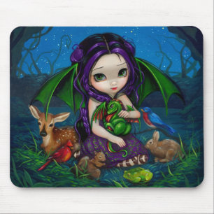 De "jardim III" Mousepad Dragonling