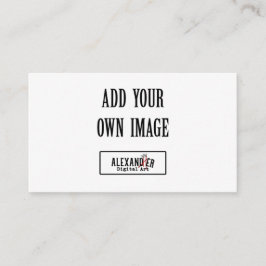 De Lugar 2x3,5" cartão horizontal simples para comida/local