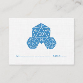 De Lugar Cartão Azul D20 Dice Place