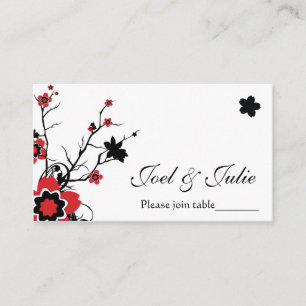 De Lugar Cherry Blossom Moderno Mesa Personalizada / Cartão