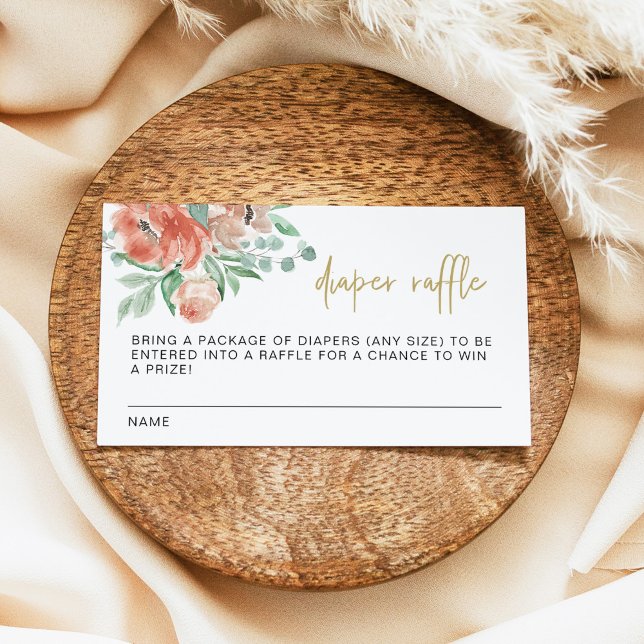 De Lugar Vera Greenery Terracotta - Fralda Floral Cartão Ra (Criador carregado)