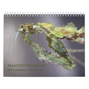 de Mantidforum.net do membro calendário 2015 de