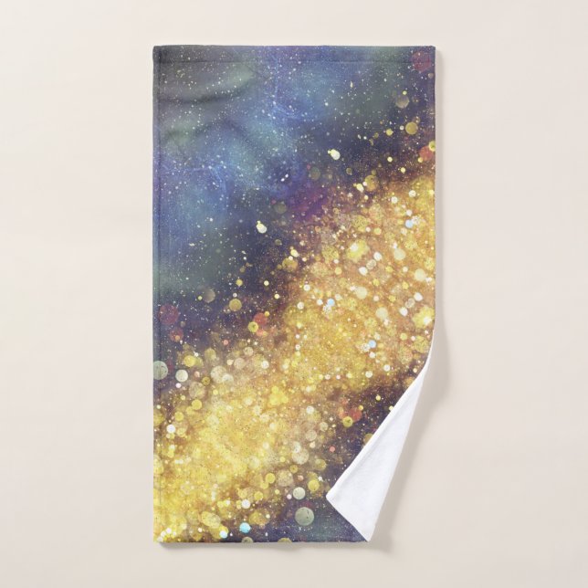 De Mão Abstrato Starry Skies Bath Toalha (Toalha de mão)