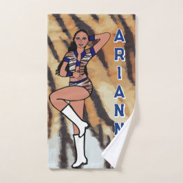 De Mão Dançarina/Majorette Toalha Azul Tigre #1