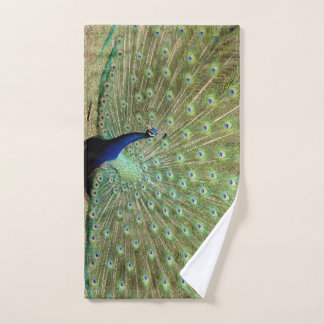 De Mão Peacock Hand Toalha