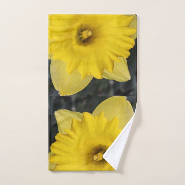 De Mão Toalha Daffodil Bath Amarela (Toalha de mão)