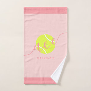 De Mão Toalha Rosa Tênis personalizada