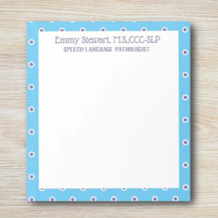 Dê-me! Bloco de notas SLP personalizado! bloco de