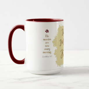 "Dê-me Jesus" caneca combinado de 15 onças (o