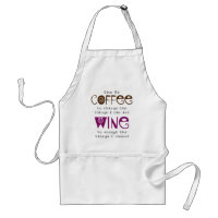 Dê-me o avental do café e do vinho