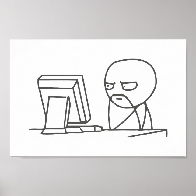 ‏ de memória de Cara do computador - Poster (Frente)