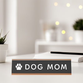 De Mesa Cachorro Mãe Nome Placa