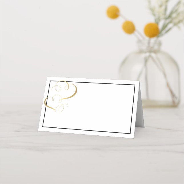 De Mesa Cartão Local do Nome da Parte (Frente)