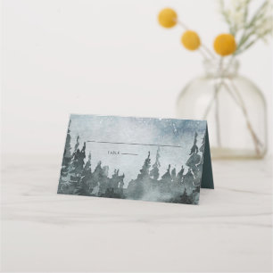 De Mesa Cartão Woodland Forest Place