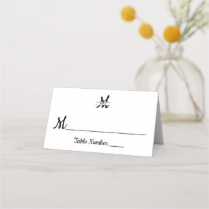 De Mesa Cookie Elegante Simples Formal - Cartão Escort