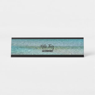 De Mesa Natureza Mar Água Wave Contabilista Nome Placa