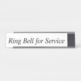 De Mesa Ring Bell para a placa do Service Desk 
