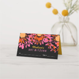 De Mesa TÃO BONITO PRIMAVERA Bat Mitzvah Sentando Cartão