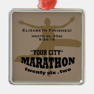 De Metal 26,2 Ornamento da maratona