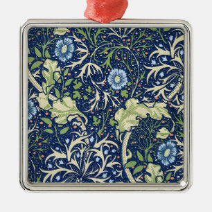 De Metal Algas marinhas (por William Morris) Ornamento cerâ