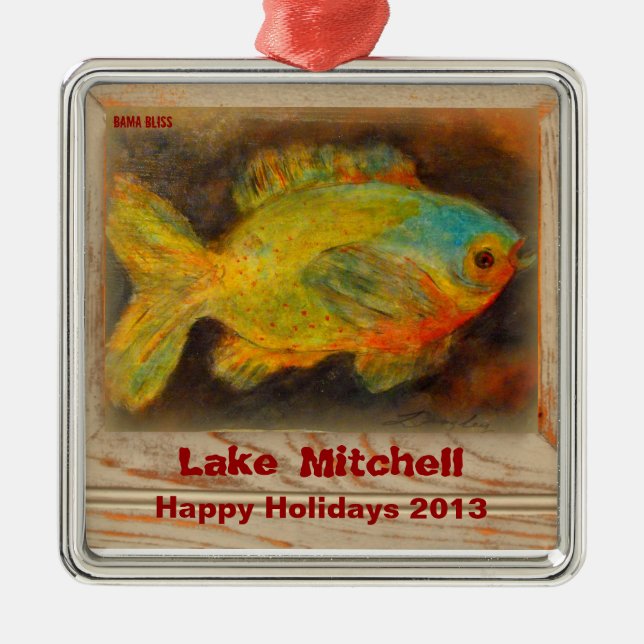 De Metal ANOS PASSADOS ** 2013 ** ornamento "lago Mitchell (Frente)