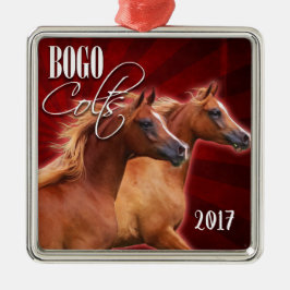 De Metal BOGO estourou o ornamento 2017