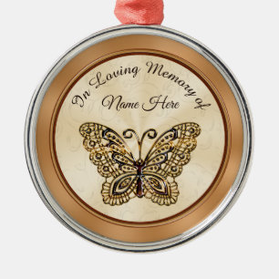 De Metal Borboleta Dourado ornamento personalizados da