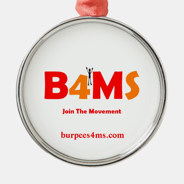 De Metal Burpees 4 ornamento do MS (Frente)
