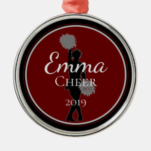 De Metal Cheerleader do ornamento do elogio