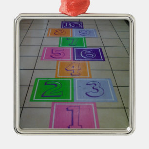 DE METAL **** HOPSCOTCH**** ORNAMENTO