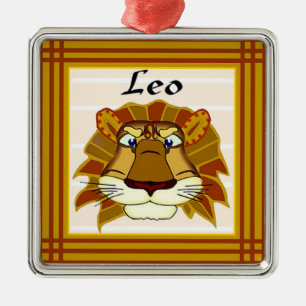 De Metal Leo o ornamento do leão