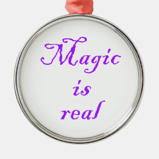 De Metal Magic é um ornamento redondo premium real