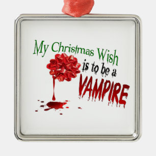 De Metal Meu desejo do Natal é ser um ornamento do vampiro