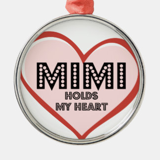 De Metal Mimi ornamento redondo