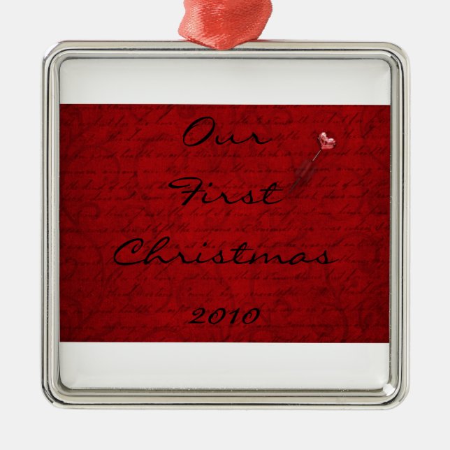 De Metal Nosso ø ornamento do Natal 2010 (Frente)