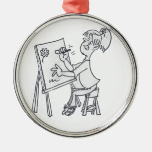 De Metal O ornamento do artista