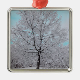 De Metal O ornamento do carvalho do inverno